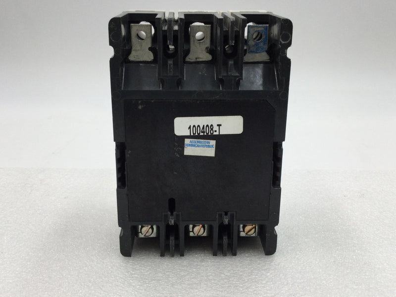 Eaton Cutler Hammer HFD3100BP10 100 Amp 3 Pole 600Vac 250VDC HFD 65K Circuit Breaker