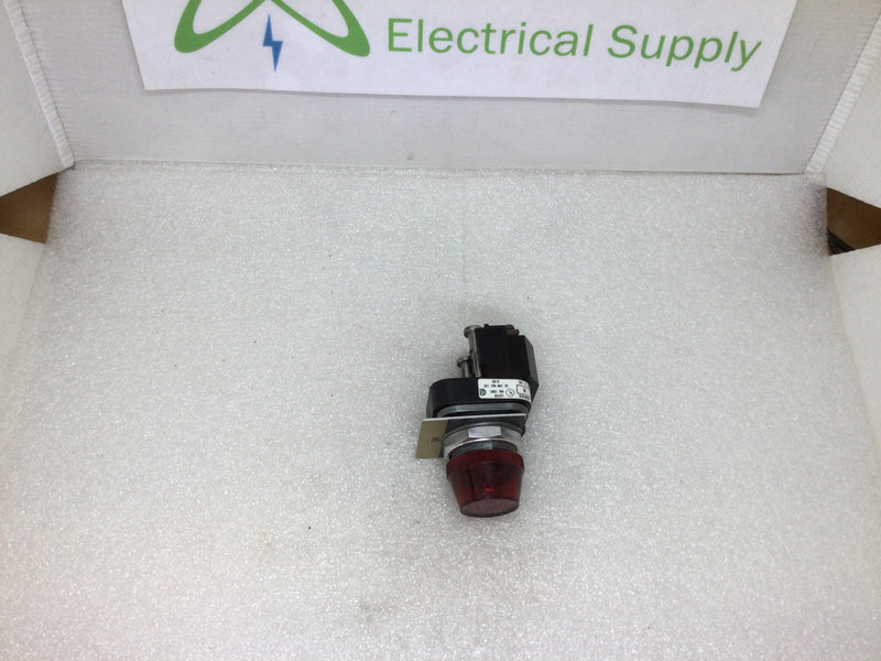 Allen-Bradley 800T-P16 Red Pilot-Light Series N 120V 50/60Hz