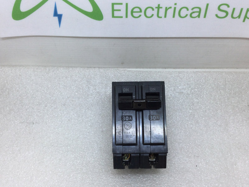 General Electric THHQB2130 2 Pole 30 Amp 22ka Circuit Breaker