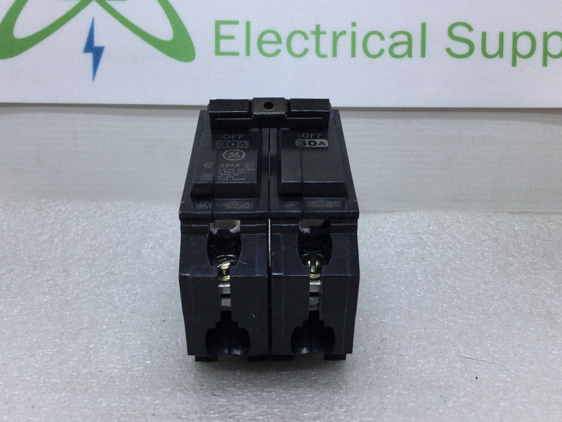 General Electric THHQB2130 2 Pole 30 Amp 22ka Circuit Breaker