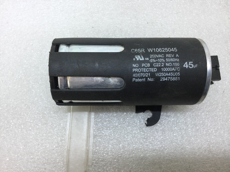 C65R Capacitor 45uF -5%-10% 50/60Hz 250V