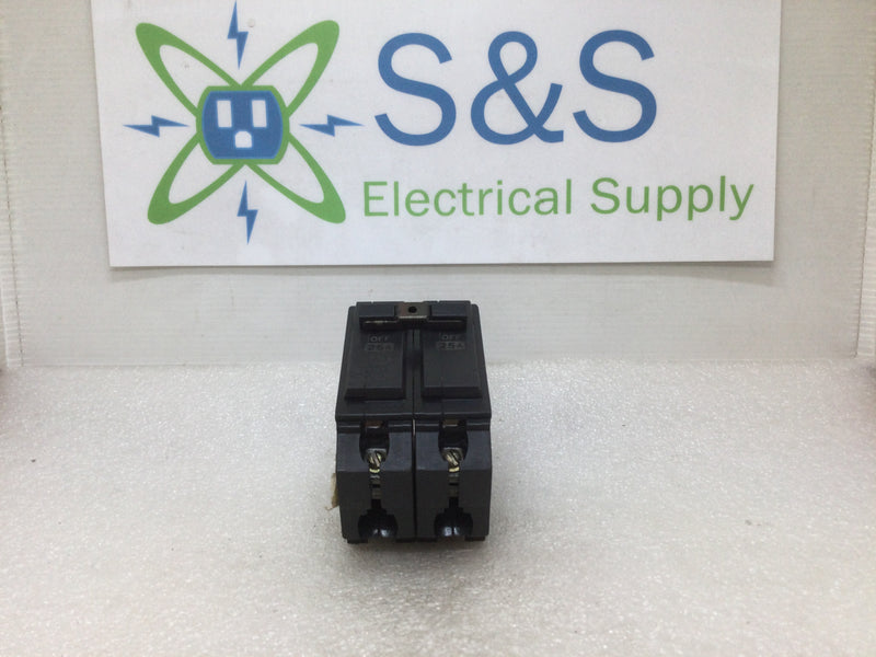 GE General Electric THHQB2125 2 Pole 25 Amp Circuit Breaker 22ka