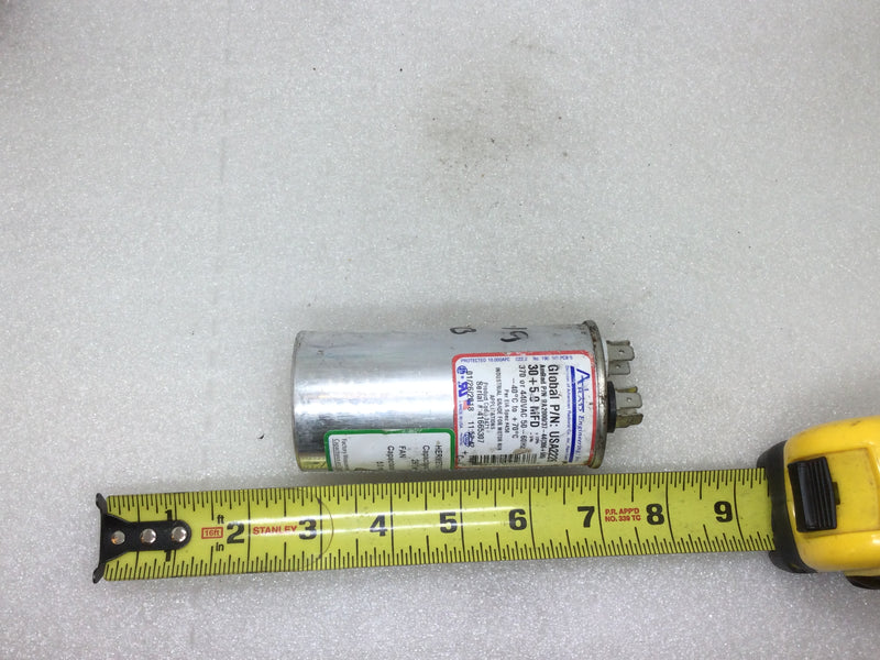 Amrad Capacitor Ra2000/37 30+5mfd +10% -5% 370/440vac 50/60hz Serial