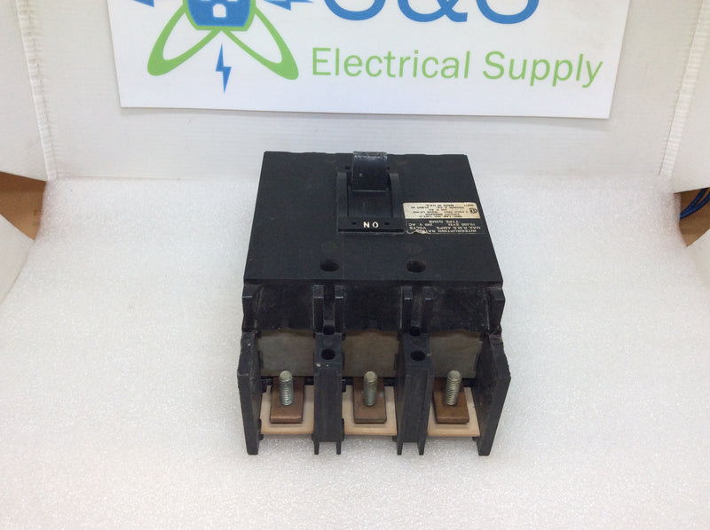 Square D Q2M3150MB 3 Pole 150A 240VAC Type Q2MB Main Circuit Breaker