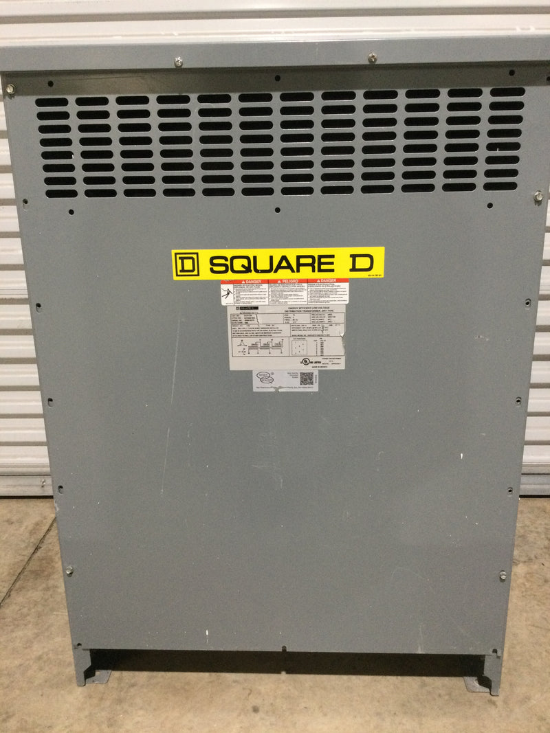 Square D EX76T3H 3 Phase 75kVA 480V Delta @ 90A Primary/208Y/120V @ 208A Secondary