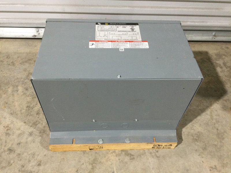 Square D 92TF 3 Phase 9kVA 480VAC Delta @ 10.8A Primary/208Y/120VAC X @ 25A Secondary (New)