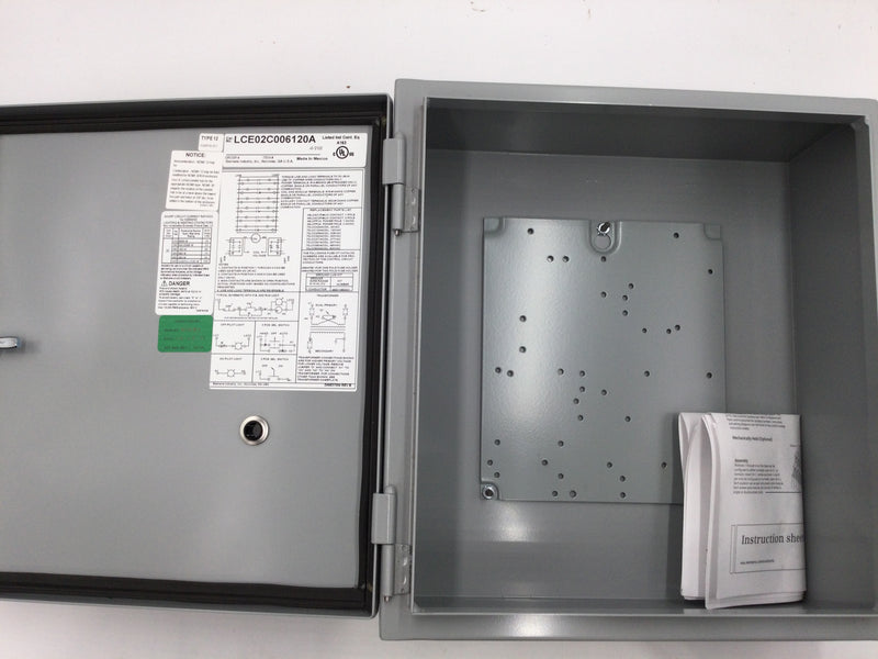 Siemens LCE02C006120A Nema3R Hinged Junction Box/Enclosure Lockable (H)16" x (W) 13.25" x (D) 6" (New)