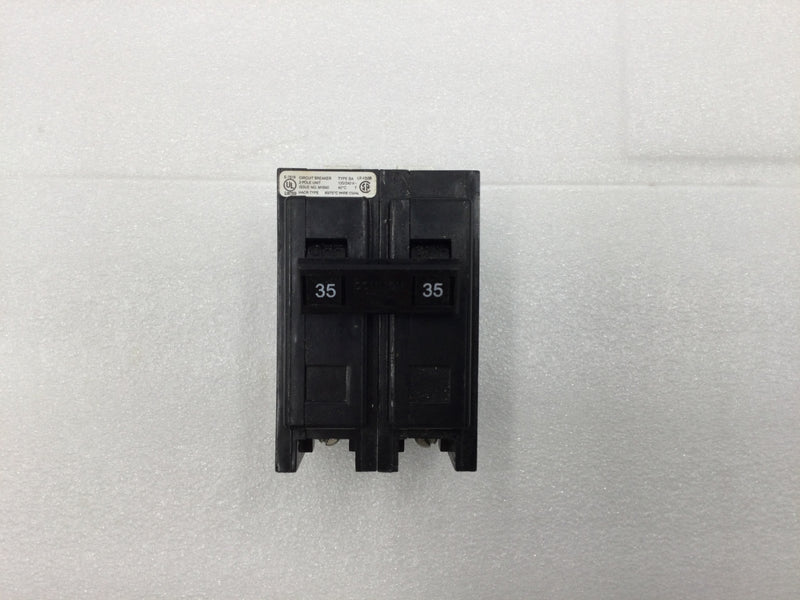 Cutler Hammer BAB2035 2 Pole 35 Amp Bolt on Circuit Breaker