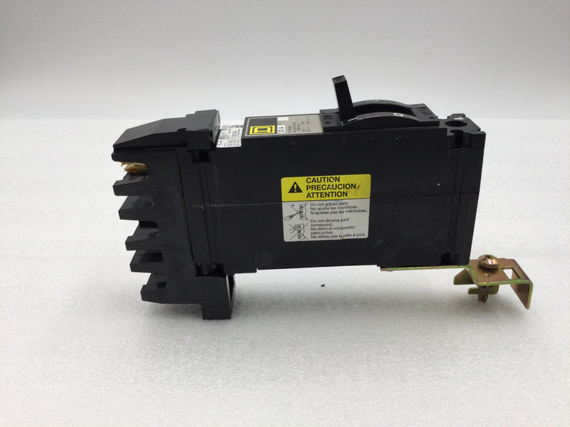 Square D FY14030A ,B, C 30 Amp 1 Pole 277v Type FY A Phase I Line Circuit Breaker