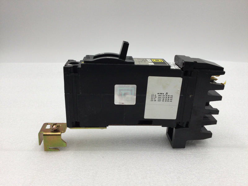 Square D FY14030A ,B, C 30 Amp 1 Pole 277v Type FY A Phase I Line Circuit Breaker