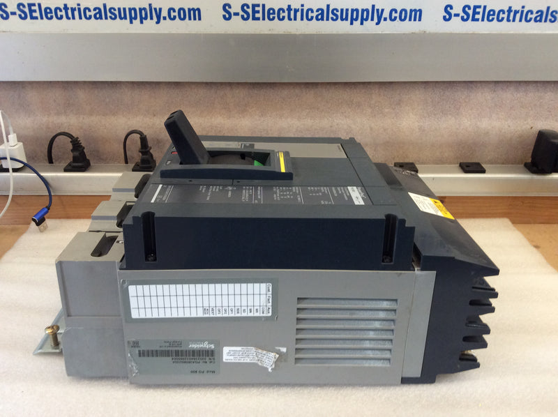 Square D PGA36080U33A 3 Pole 800A 18kA @ 600VAC Type PG800 PowerPact Circuit Breaker