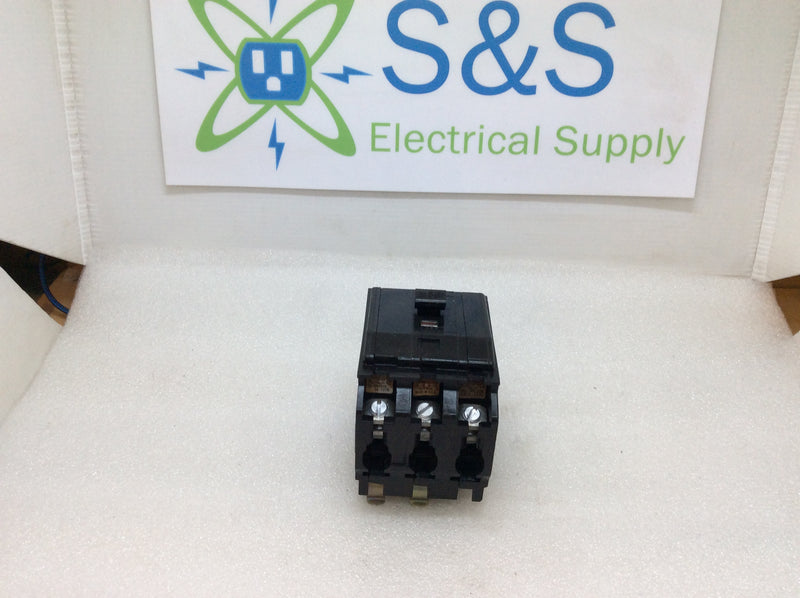 Square D QO335 35 Amp 3 Pole 240VAC Type QO Circuit Breaker - Yellow Face