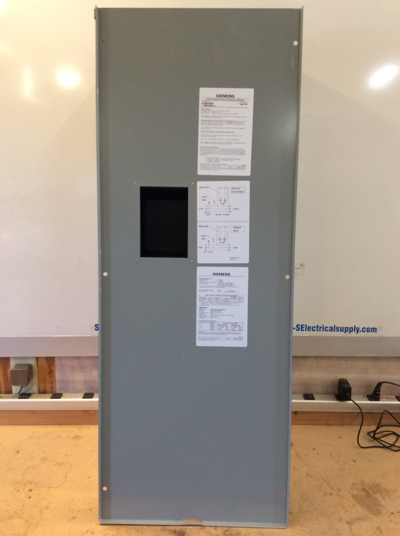 Siemens WB1600C Single Phase 600A 120/240VAC 22kAIC Nema3R Cabinet Powermod (New In Box)