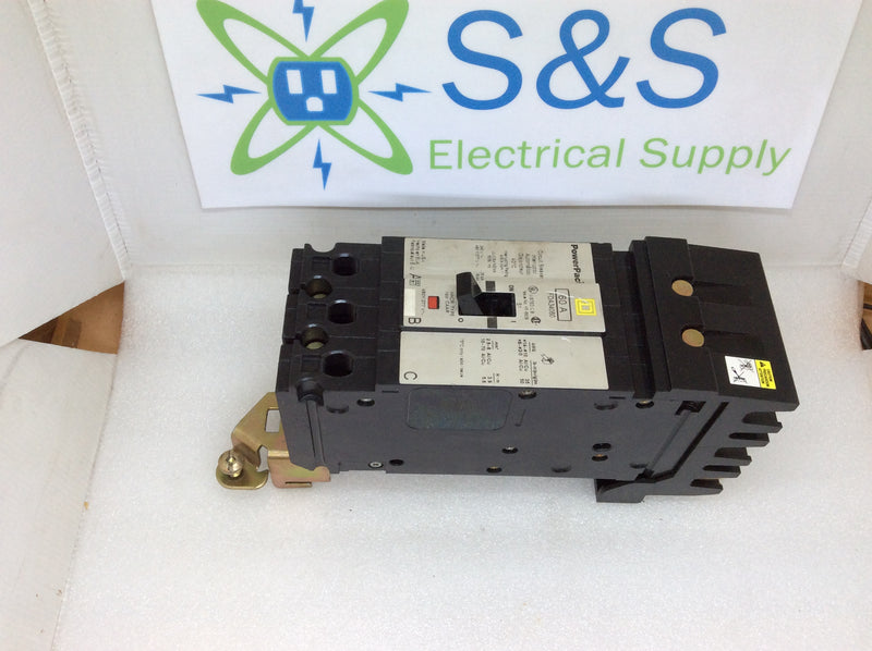 Square D FDA34060 Powerpact I-Line Molded Case 3-Pole 60A 480Y/277V Type FDA Circuit Breaker