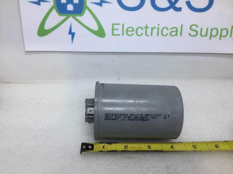 Aeromet Capacitor 50+7 5uf 370Vac 50/60hz 70C