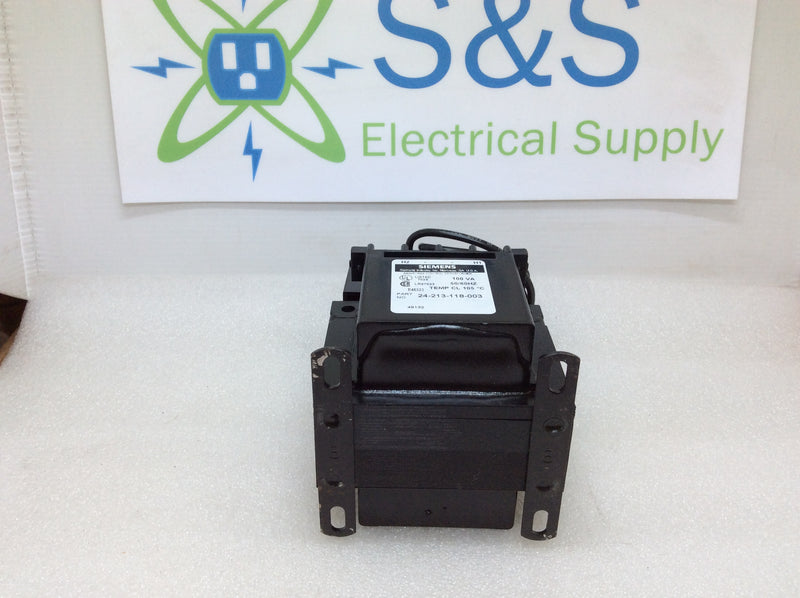 Siemens KT5100 Industrial Control Transformer 24-213-118-003100VA 50/60Hz 277/24V (New)