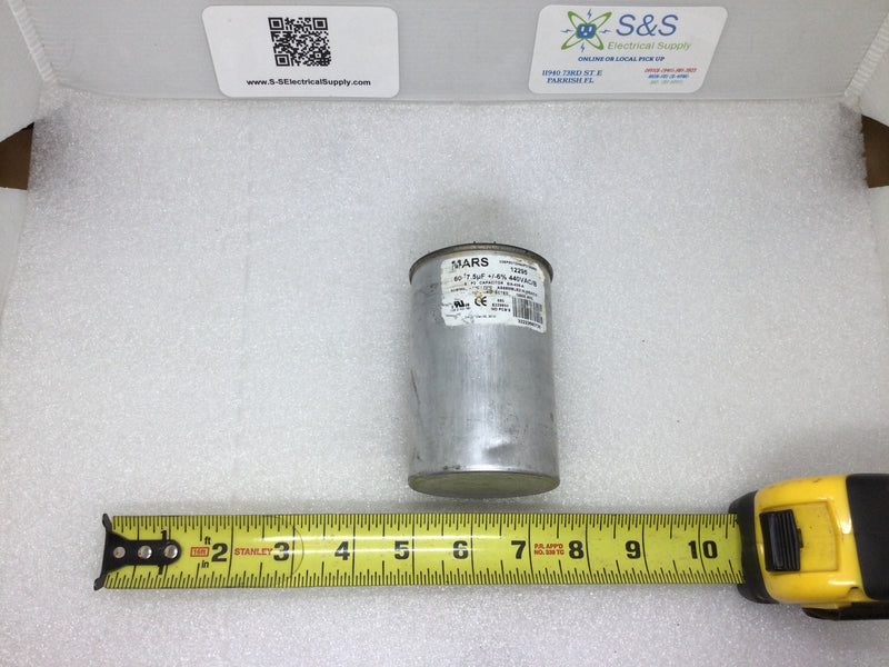 Mars Capacitor 12295 60-7.5uf+/-6% 440vac 50/60hz E229850