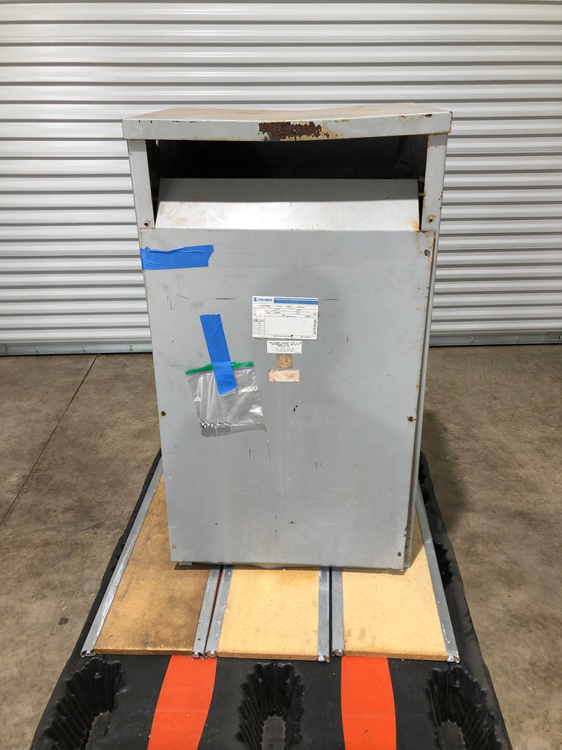 Challenger 75 Kva 3 Phase Dry Transformer 480 Volt To 208y/120 Volt