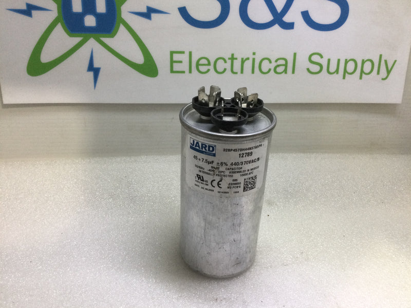 Jard Capacitor 12789 45+7.5uf +/-6% 440/370Vac/B 328P457DH44N37A5P9