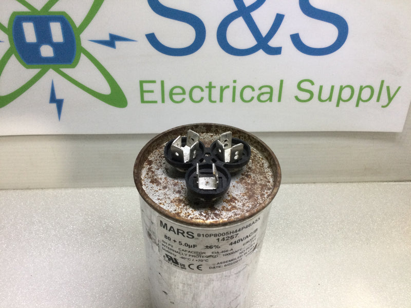 Mars 14257 Capacitor 810P8005H44P46A5X 80+5.0uf +/-6% 440Vac/B