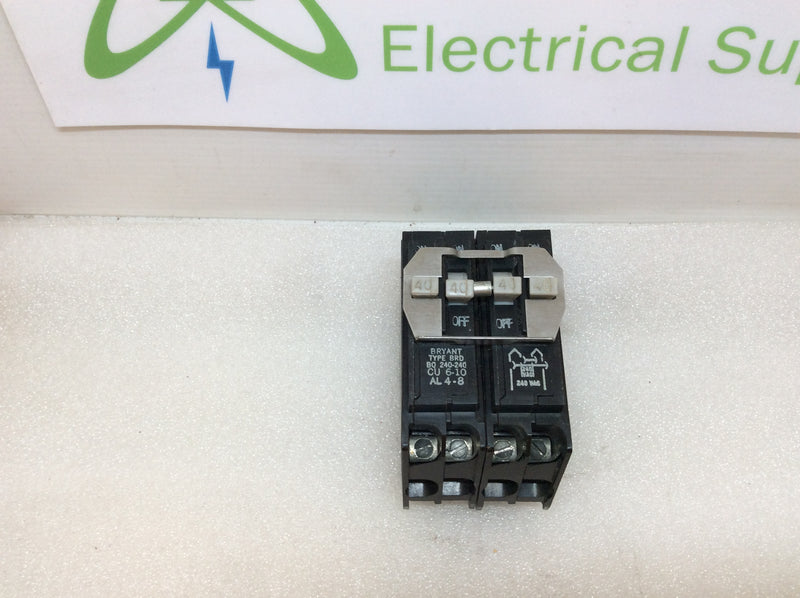 Bryant BQ240-240 Quad 40 Amp 4 Pole Circuit Breaker