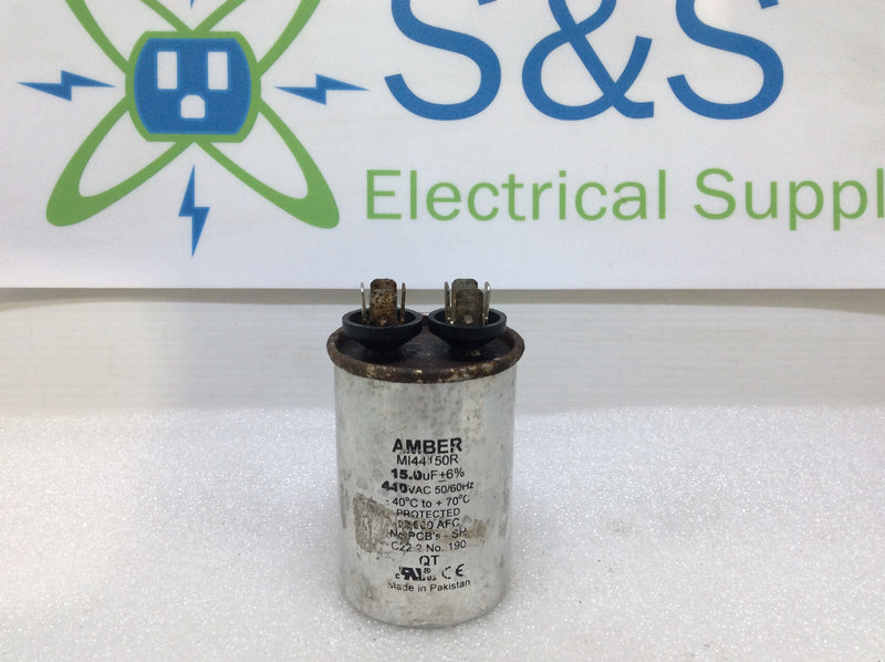 Amber Capacitor M144150R 15.0uf +/-6% 440Vac 50/60Hz -40*C to 70*C