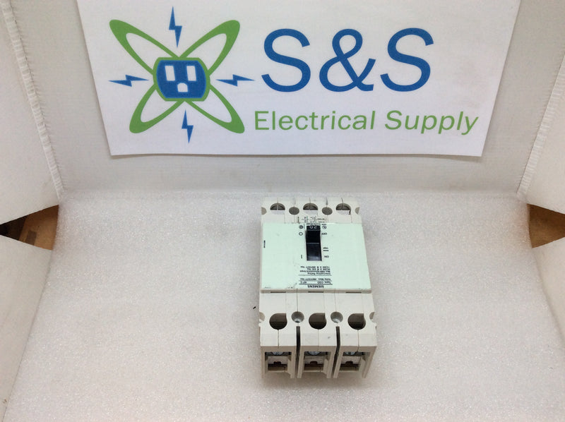 Siemens CQD320 3 Pole 20A 480Y/277V 14-65kAIC Type CQD Din Rail Mount Circuit Breaker