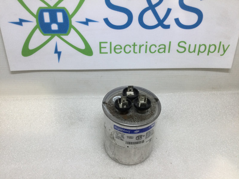 Genteq Capacitor 97F9861HT 45/5uf 50/60Hz +6 -6% 370Vac