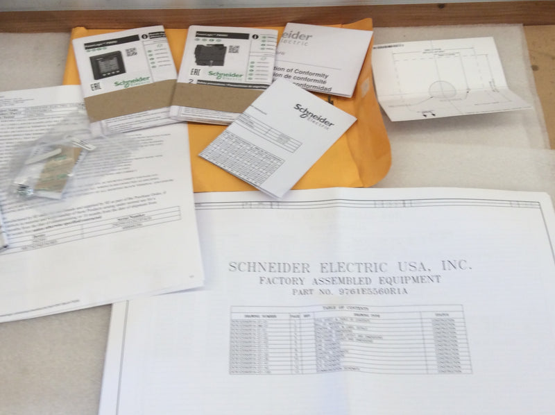 Schneider Electric 9761E5560R1A Type 12 Enclosure 3Ph 5A 600VAC 60Hz Max (New)