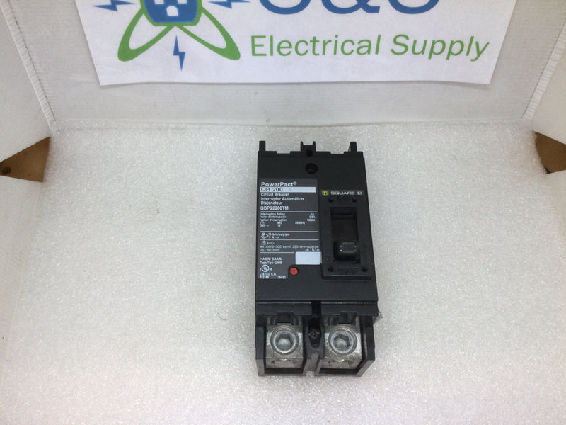 Square D QBP22200TM 2 Pole 200 Amp 240 Volt Circuit Breaker