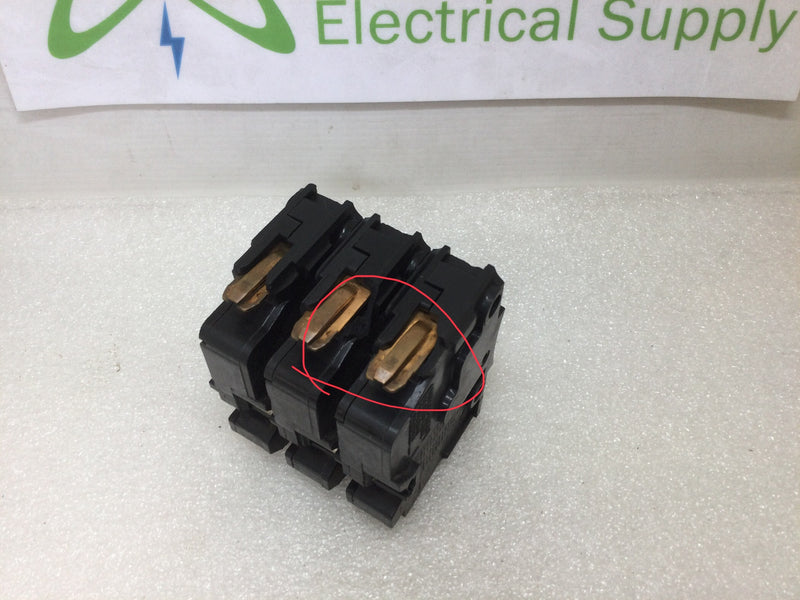 FPE Federal Pacific NA320 3 Pole 20 Amp Plug-In Stab-Lok Circuit Breaker Type NA320