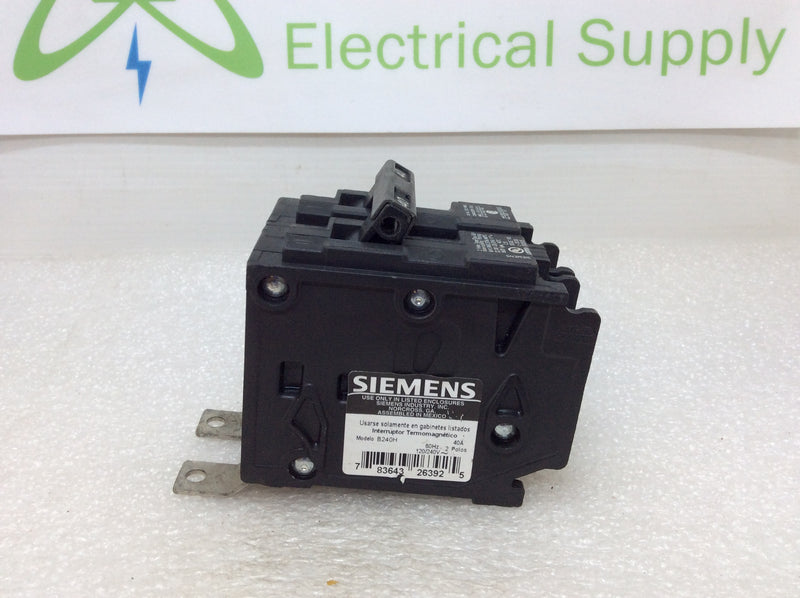 Siemens B240H Type BLH 2 Pole 240v 40 Amp Circuit Breaker