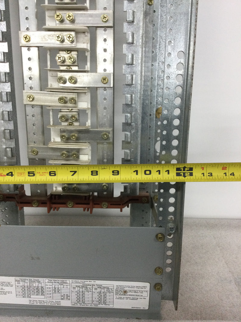 Cutler Hammer PRL1A Pow-R-Line C 225 Amps 208Y/120VAC 42 Circuit Panel Board Interior