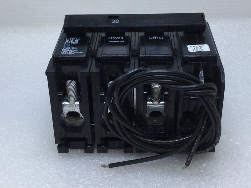 Eaton Cutler-Hammer BR330ST 30 Amp 3 Pole 240 Volt Plug-In Molded Case Circuit Breaker