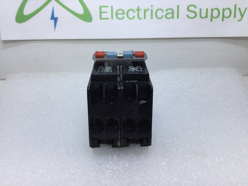 Bryant Cutler Hammer BQ220-250 20/50 Amp 120/240v 4 Pole Quad Circuit Breaker