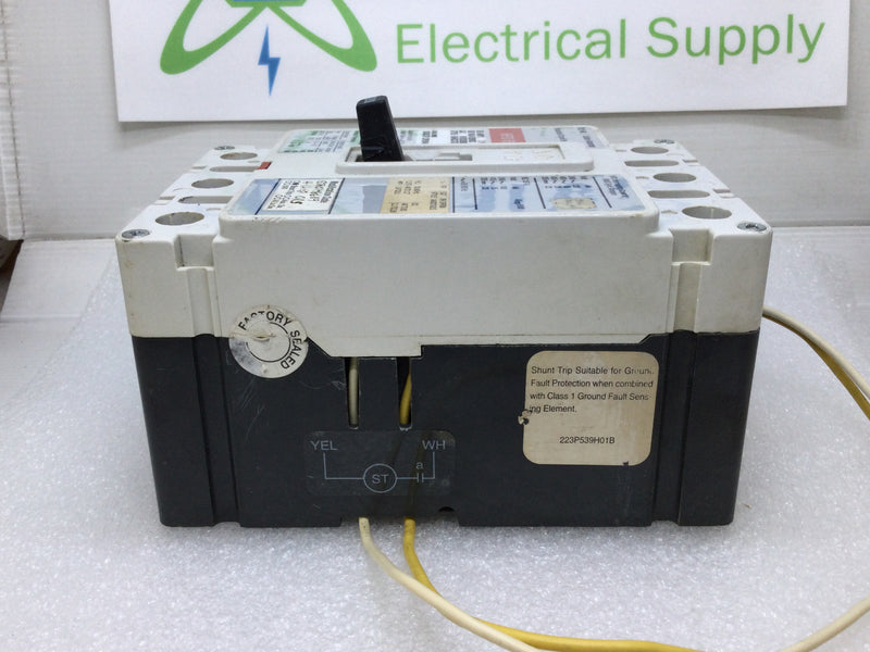 Eaton HFD3200BP10 w/Shunt SNT1RP08K 3 Pole 200 Amp Molded Case Circuit Breaker