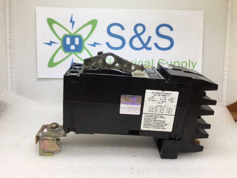 Square D FH26060AC 60 Amp 2 Pole 600v I Line Circuit Breaker