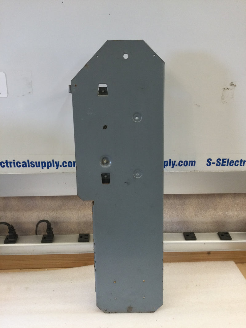 Square D Type QON 8 Space 16 Circuit 200A 120/240V Main Breaker Type QOB Guts Only 21.5" x 6.75"