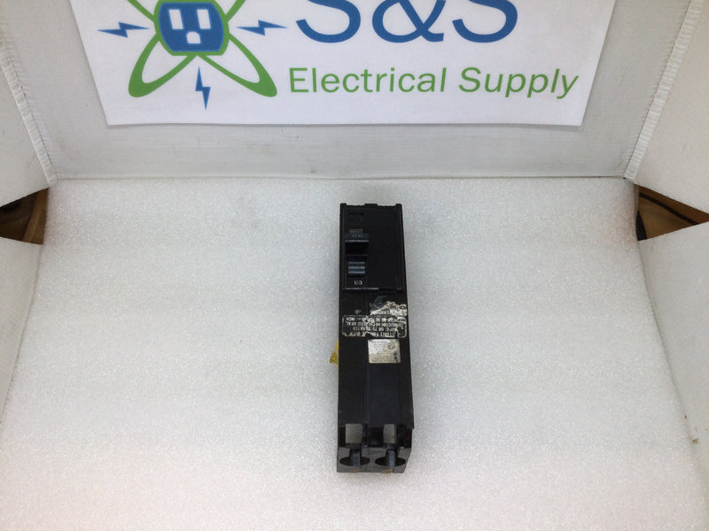 Square D Q1290 Single Phase 2 Pole 90A 240VAC 10kAIC Type Q1 Molded Case Circuit Breaker