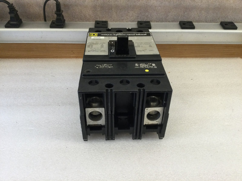 Square D KAL26200 600VAC 200A Type KAL Circuit Breaker 2 Pole Single Phase Feed Thru Circuit Breaker