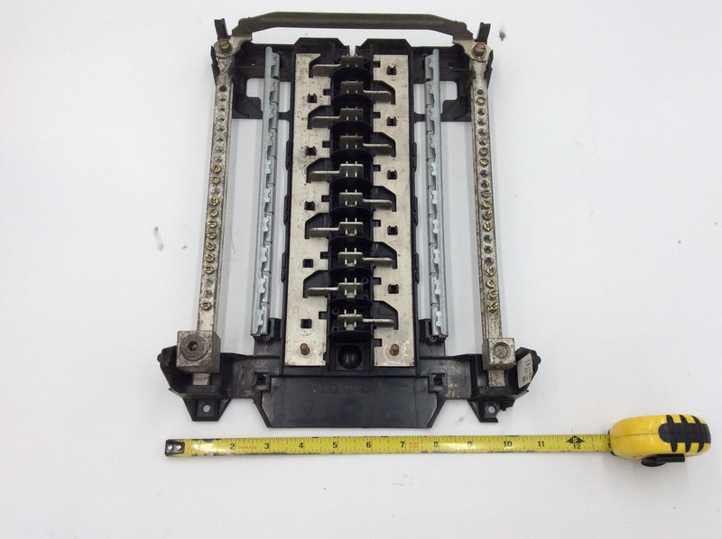 GE General Electric TM2020RCUBK1 10 Space/20 Circuit 200 Amp Max 120/240 VAC Guts Only 10" X 13"