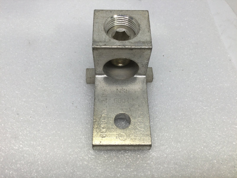 NSI 600T 600KCMIL-2 Mechanical Lug 3 1/8" x 1 3/8"