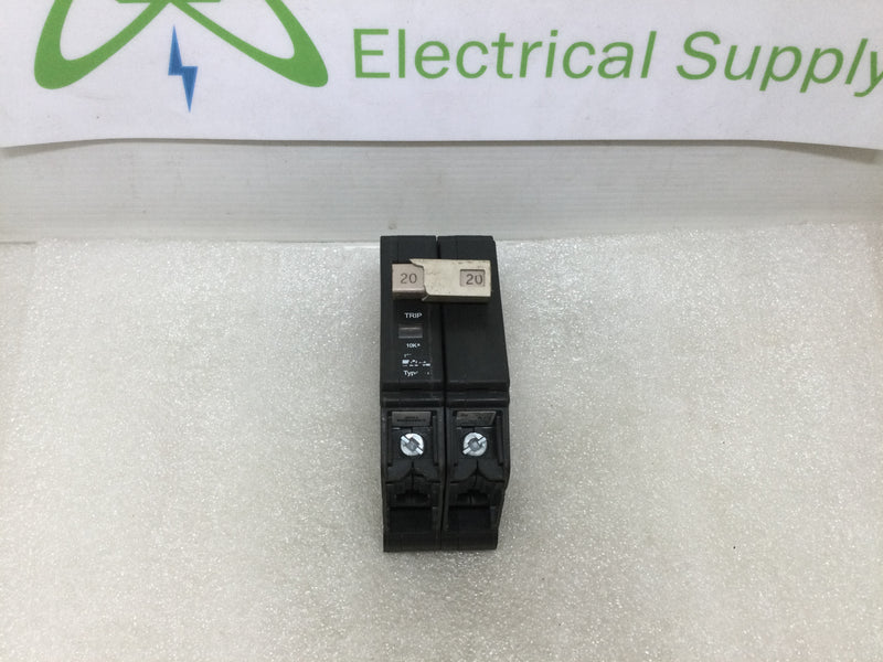 Eaton Cutler Hammer CHF220 20A 2 Pole Circuit Breaker