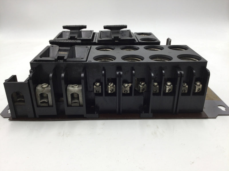 Square D FSP 125 Amp Fuse Block Assembly