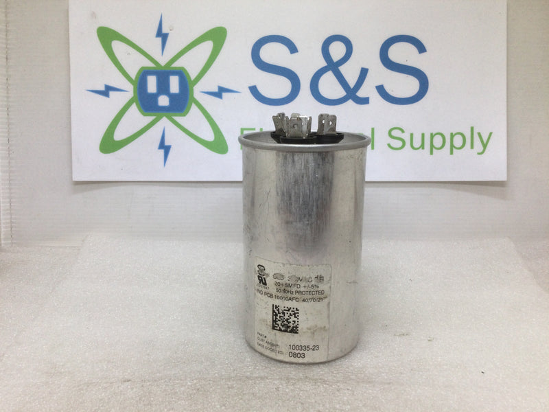 Lennox/Ducane/Armstrong 70/5MFD, 370V, Dual Run Capacitor, 100335-23