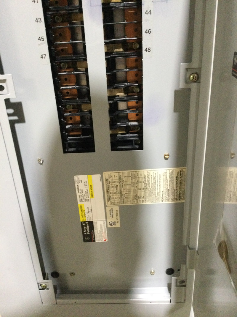 General Electric AQF3302MBX MLO 30 Circuit  225A 208Y/120V Distribution Panel 3Ph (Please See Pics)