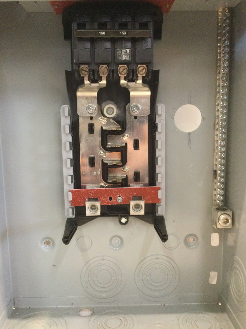 Siemens MC816B1150CT, Single Phase, 150A Continuous, 8 Space/16 Circuit, Meter/Main Breaker Combo, Includes EQ9683 150A Main Breaker