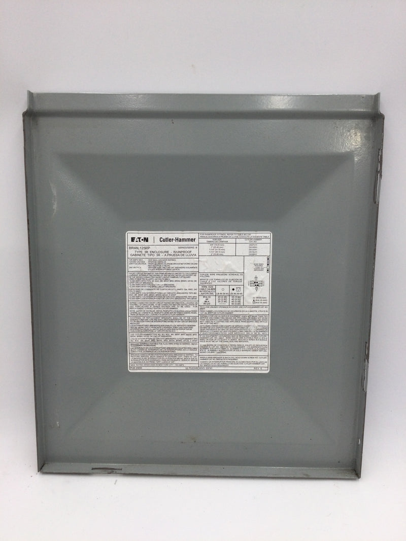 Eaton Cutler Hammer BR48L125RP Outdoor Main Lug Cover Only 13" x 11.5"