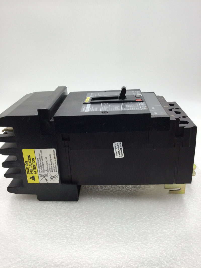 Square D HJA36045 3 Pole 45 Amp 600V HJ 060 PowerPact Circuit Breaker