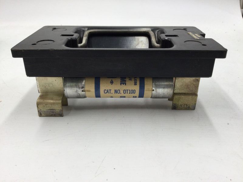 Square D FSP 100 Amp 120/240V 12 Circuit Fuse Pull Out Assembly 18 1/4" x 8 1/2"